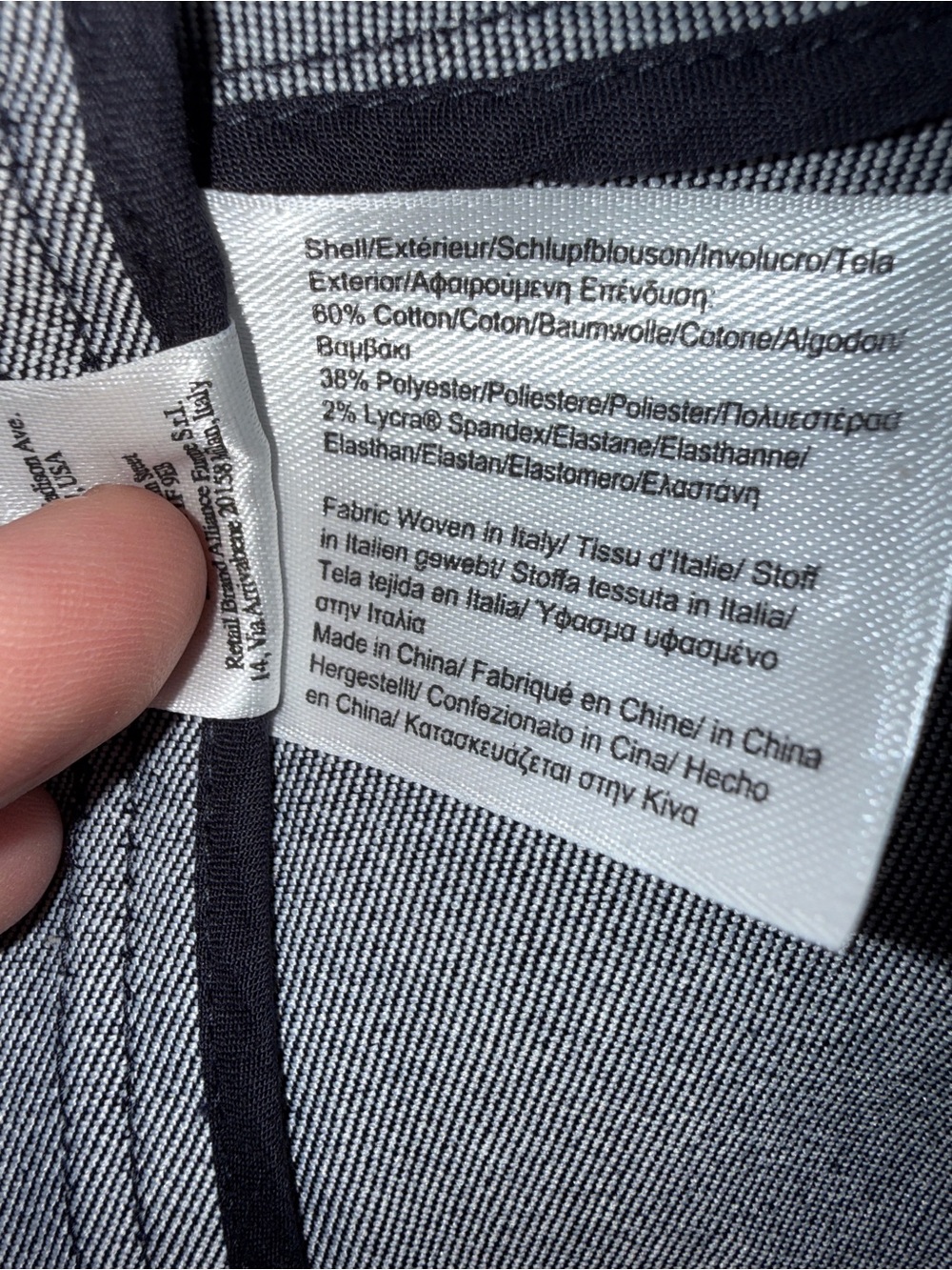 Like New, Textured Brooks Brothers Women's Blazer Jacket - Dark Grey - Picture 9 of 9